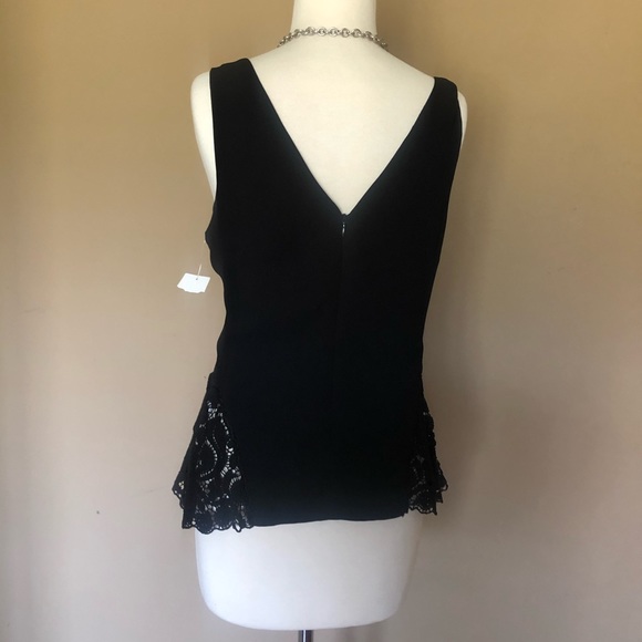 Peplum blouse w lace sides - Picture 4 of 8